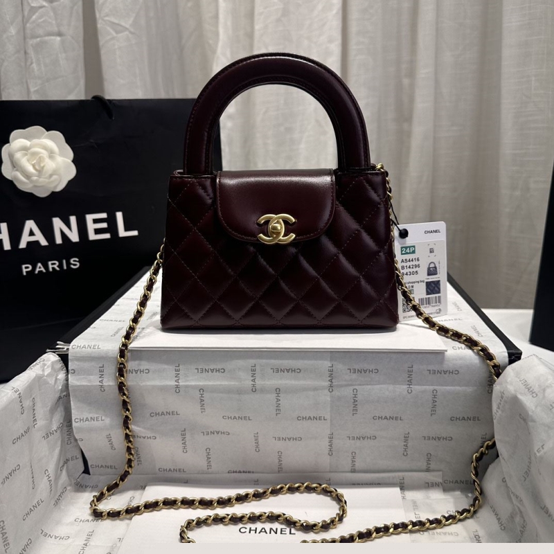 Ch*el top handle bags
